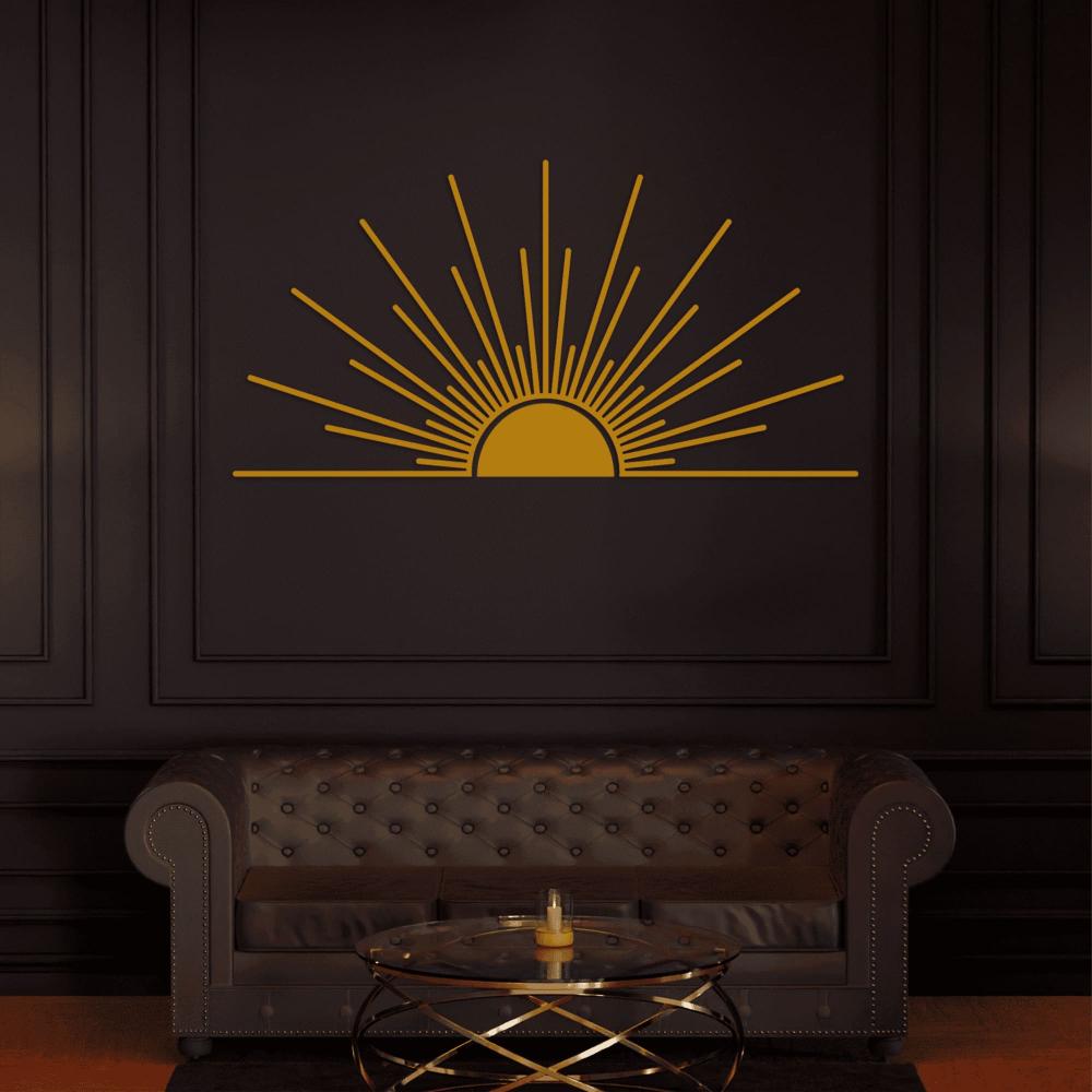Sunburst  Metal Wall Decor